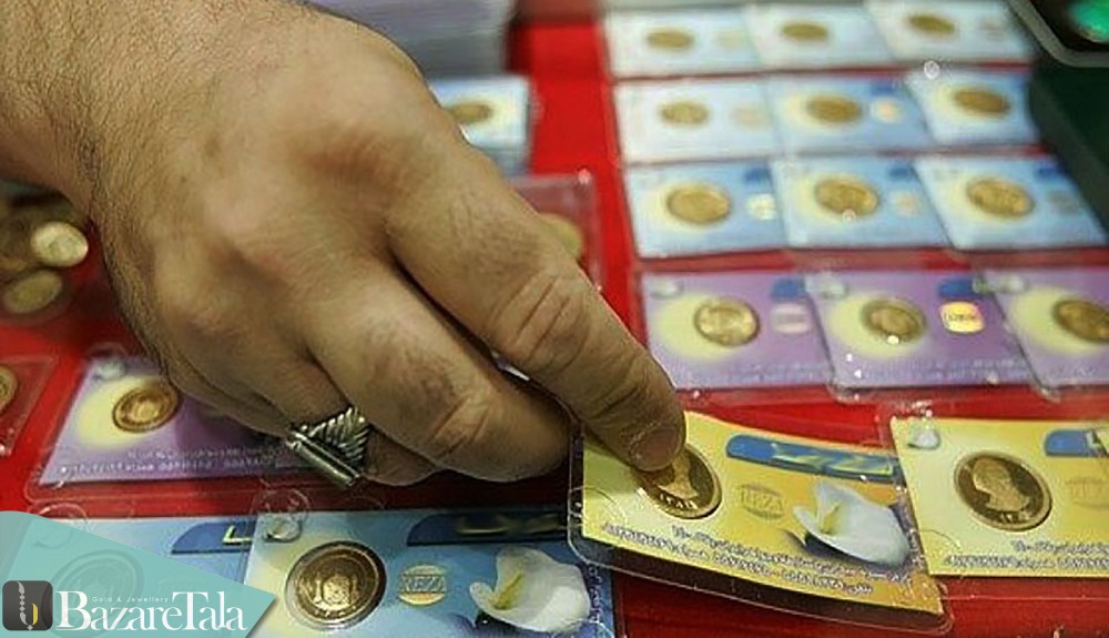 فشار به بازار سکه از دو جبهه /کاهش شبانه قیمت سکه
