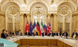 کنفرانس مطبوعاتی دموکرات‌ها برای ابراز نگرانی از توافق احتمالی با ایران