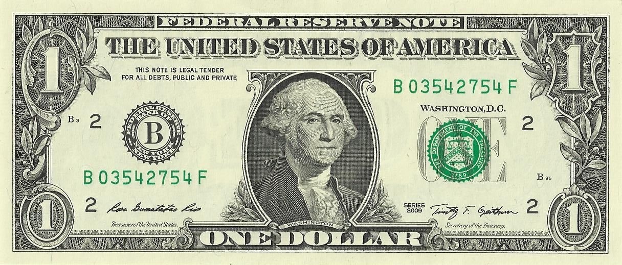 1 دلار آمریکا