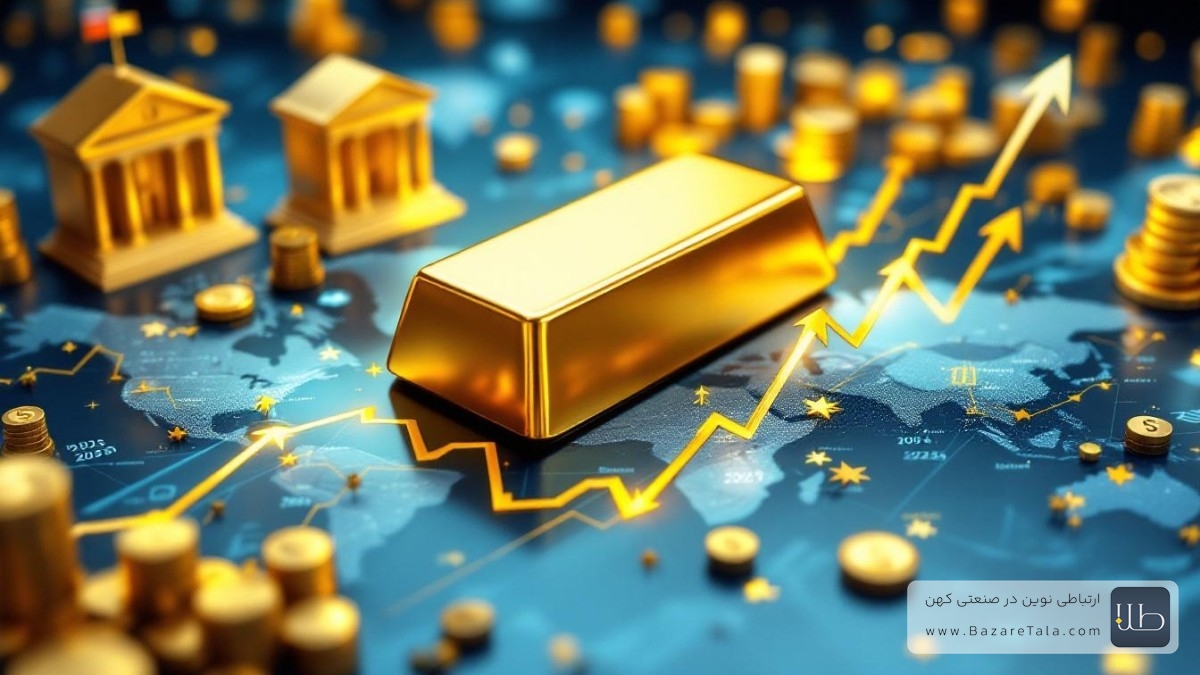 نقش دلار آمریکا در بازی با قیمت جهانی طلا 