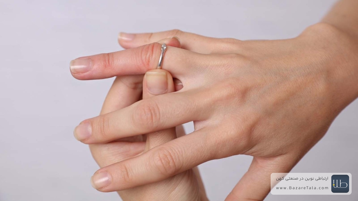نحوه اندازه گیری سایز انگشتر در خانه