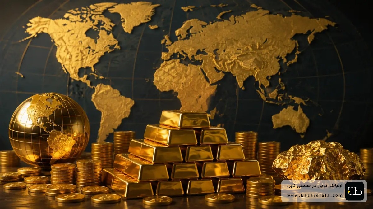 ذخایر طلای ایران و جهان چقدر است؟