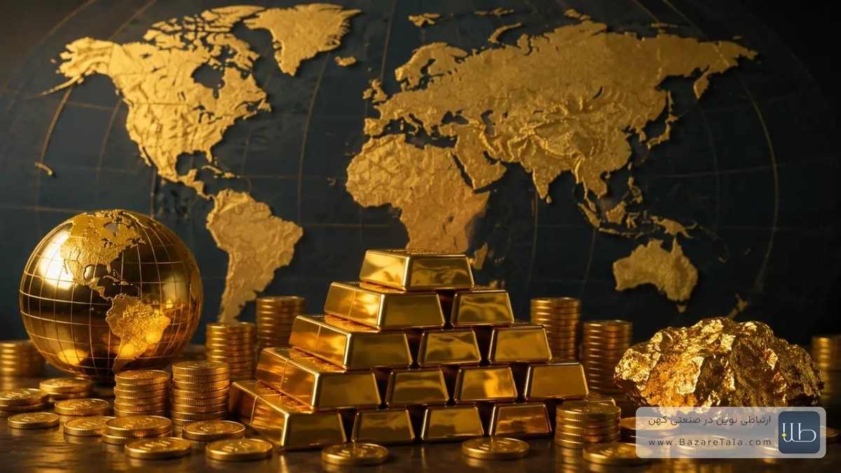 ذخایر طلای ایران و جهان چقدر است؟
