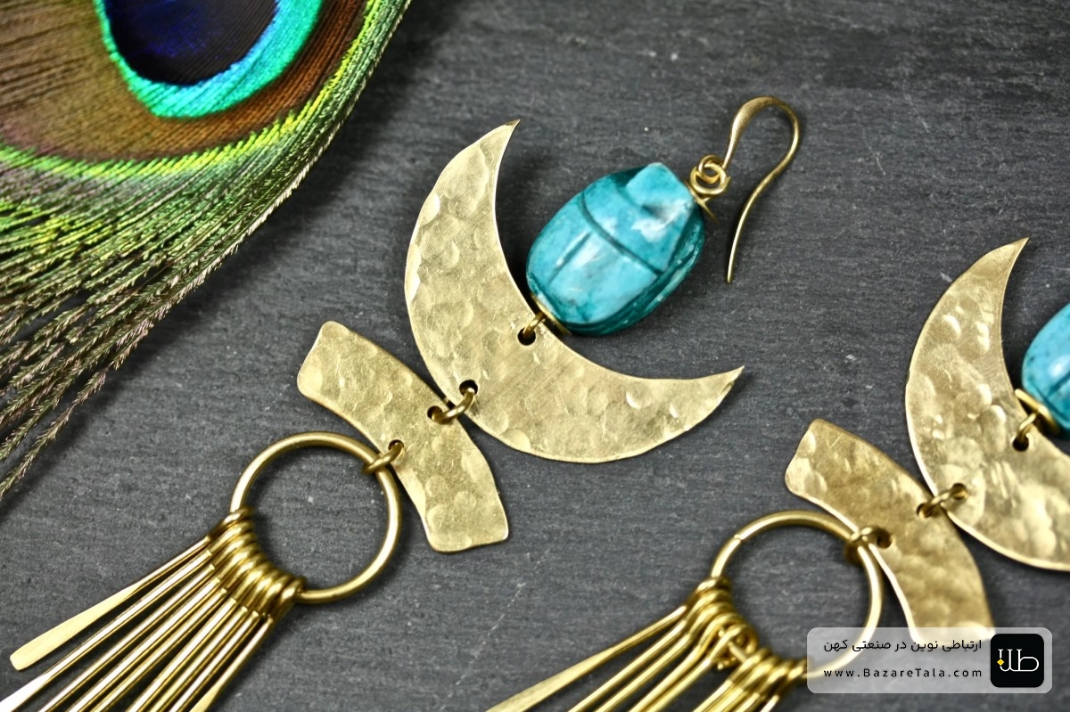 گوشواره حلقه ای مصر باستان