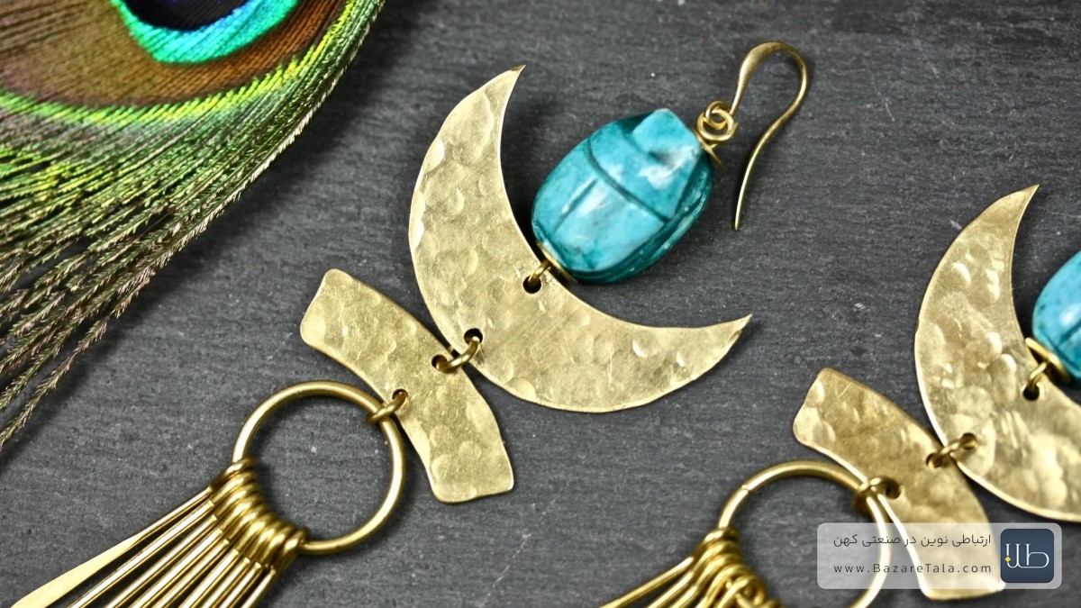 گوشواره حلقه ای مصر باستان