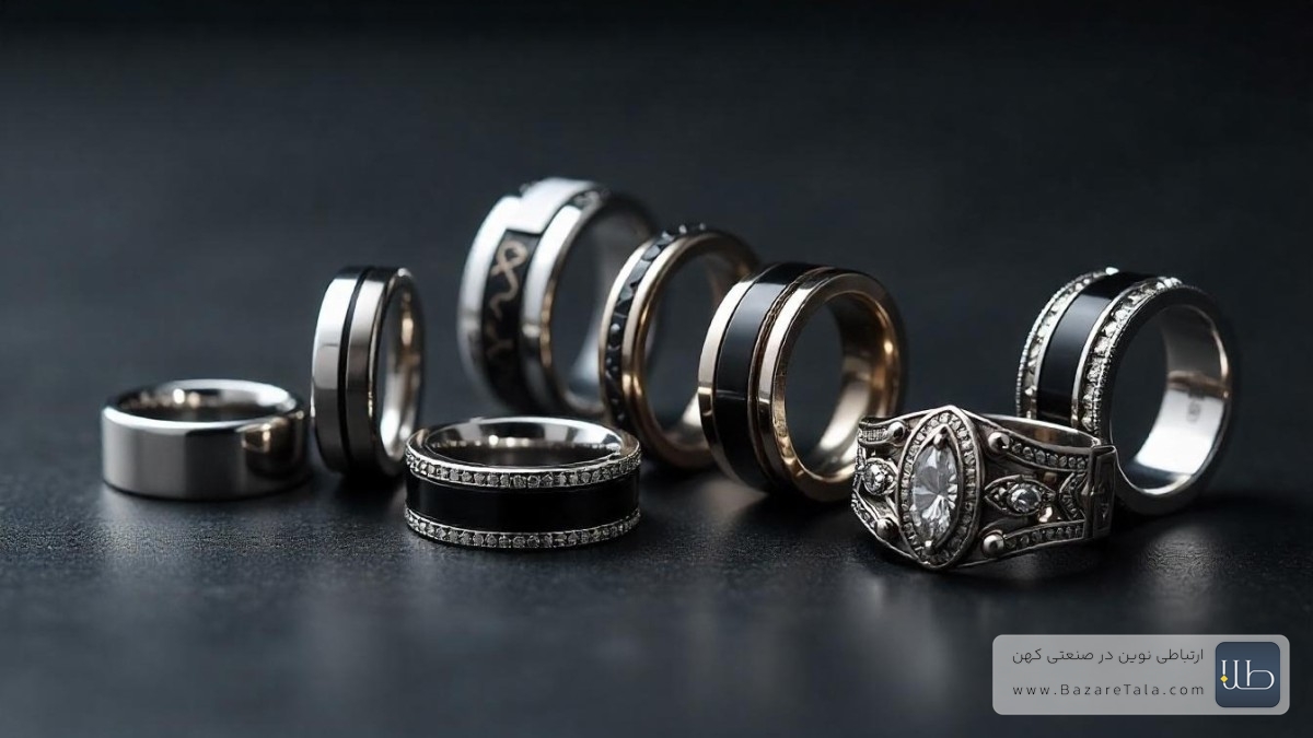 انگشتر نقره مردانه