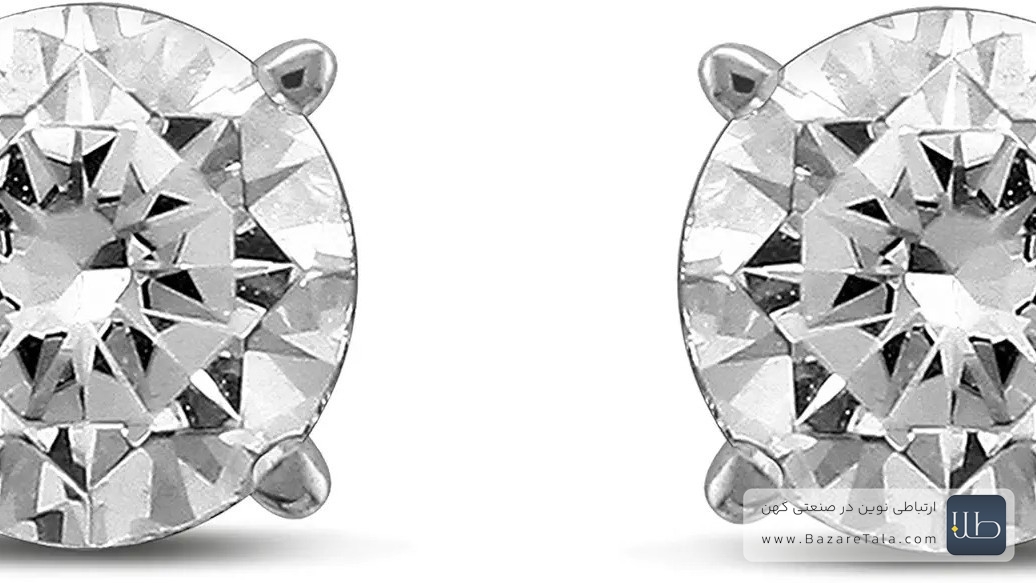 گوشواره میخی الماس