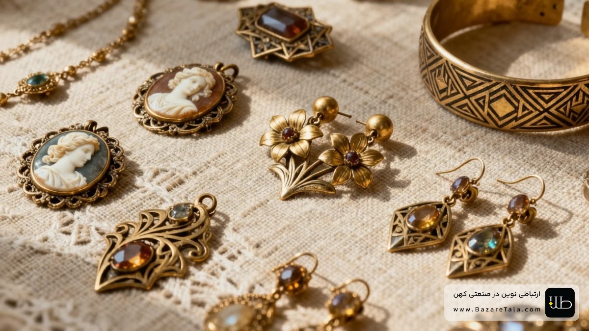 تاریخچه جواهرات طلا