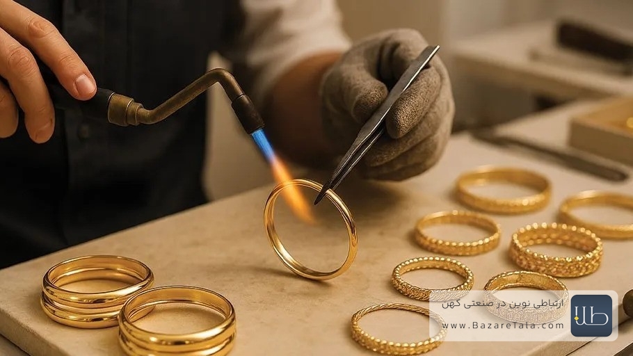 ساخت النگو طلا