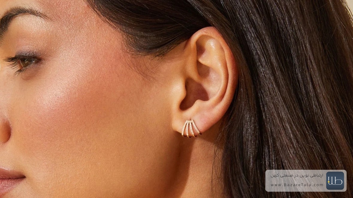 گوشواره چند حلقه ای 