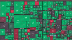 نقشه بورس امروز بر اساس ارزش معاملات/ سبزپوشی بازار در اولین دقایق معاملاتی