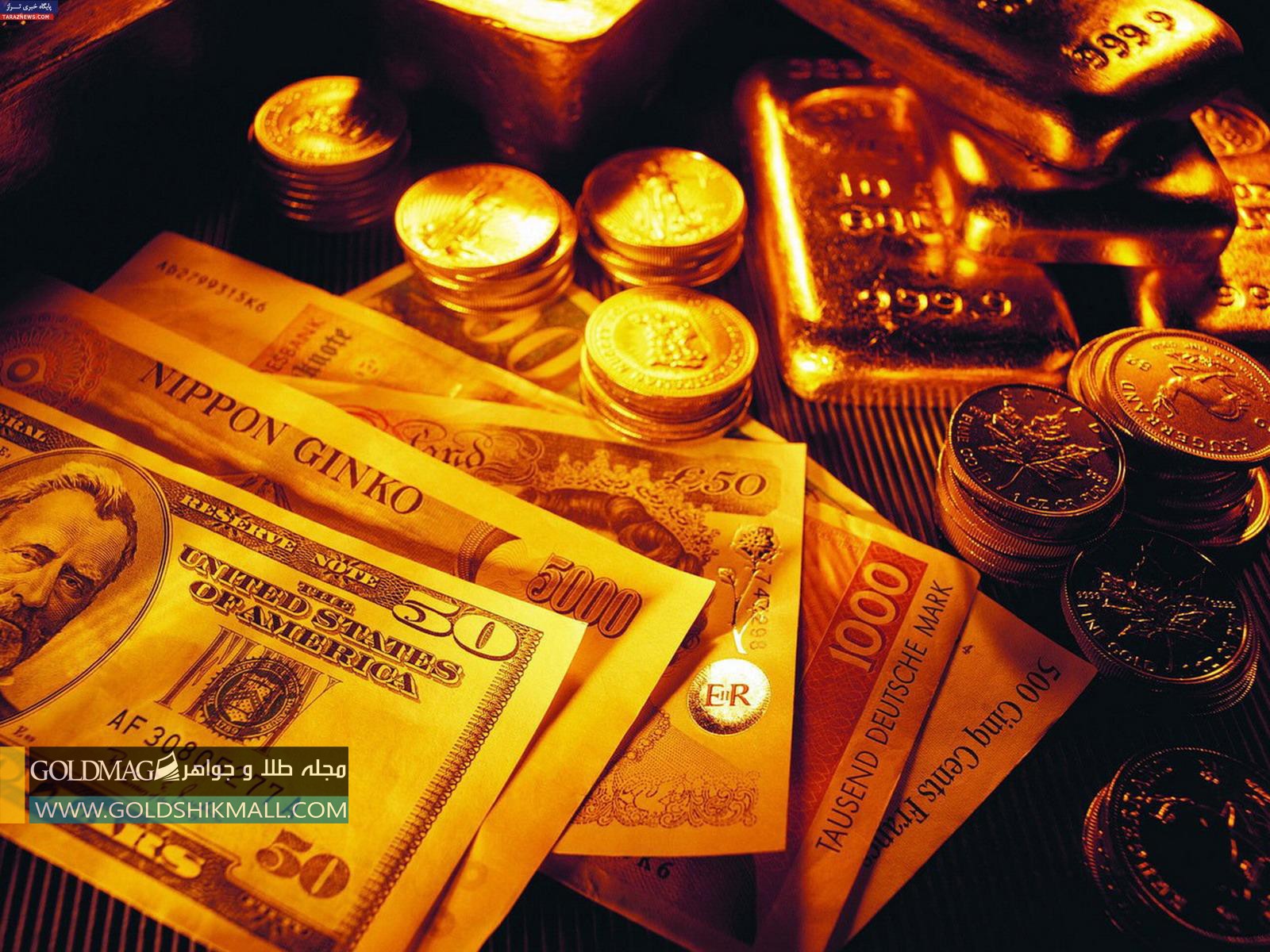 نوسانات قیمت دلار، یورو، سکه و طلا در سال 99 در یک قاب +نمودار