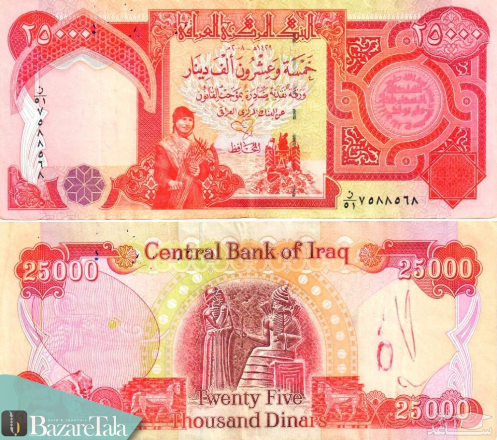 قیمت دینار عراق در بازار ارز امروز 6 مهر