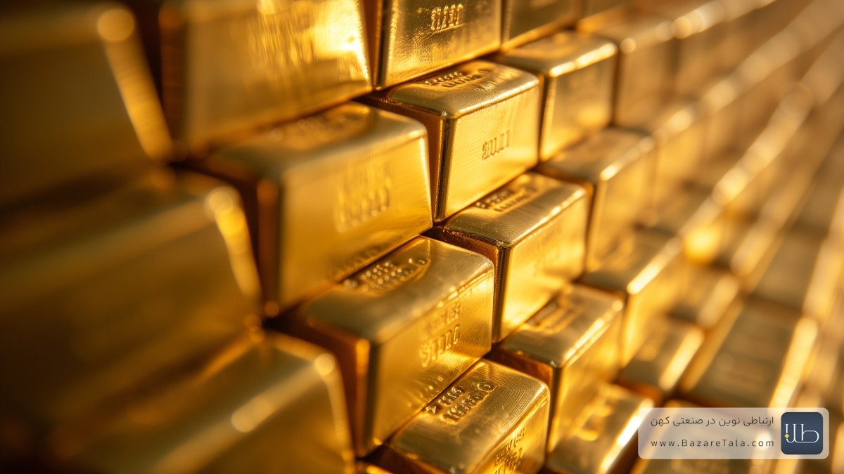 نزول قیمت جهانی طلا
