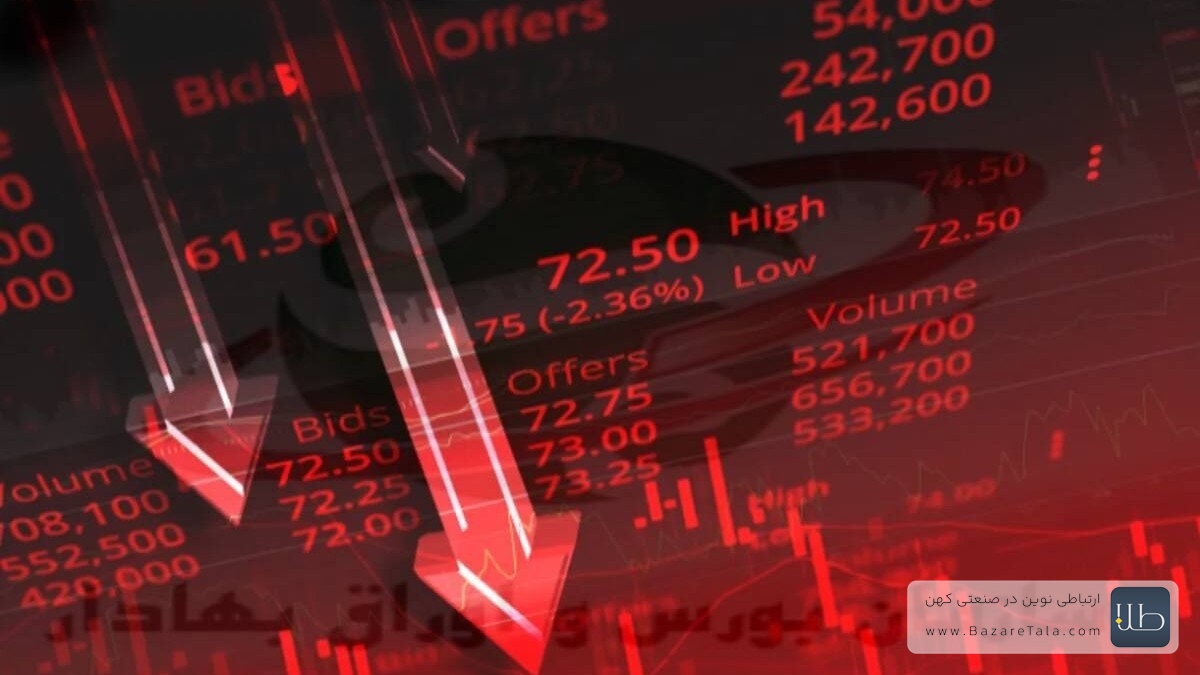 ریزش سنگین شاخص کل بورس در آغاز هفته