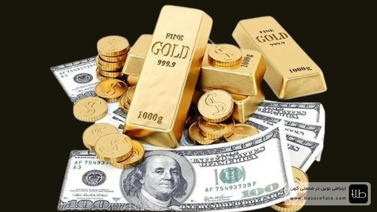 تأثیر تنش‌های ژئوپلیتیک و رشد بهای نفت بر بازار جهانی طلا؛ دلار قوی‌تر شد