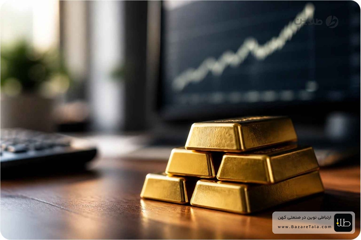 جی‌پی مورگان: شتاب رشد قیمت طلا در ماه‌های باقی‌مانده سال کاهش می‌یابد