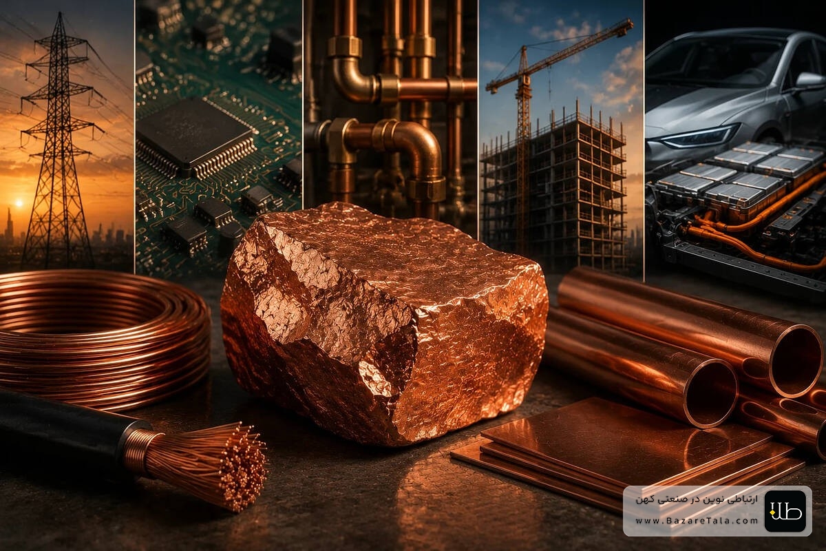 رکوردشکنی تاریخی مس؛ عبور قیمت از 14,405 دلار در سایه بحران عرضه 