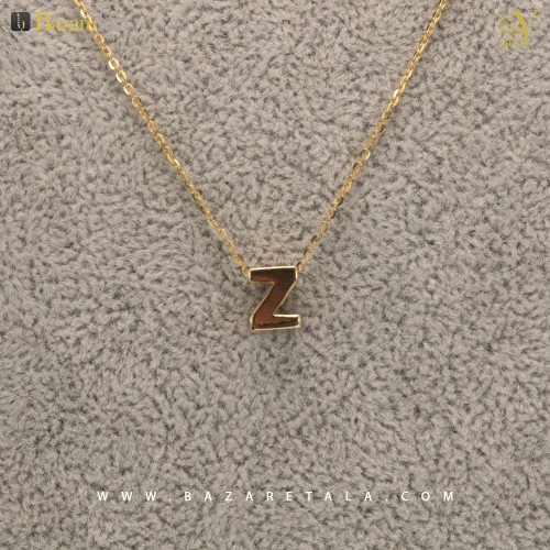 گردنبند طلا طرح حرف z (کد 954)