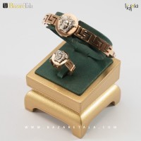 ست دستبند و انگشتر طلا (کد 2155)
