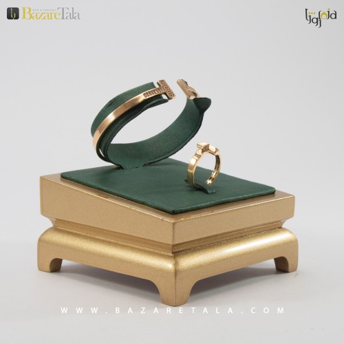 ست دستبند و انگشتر طلا (کد 2135)