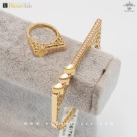 ست دستبند و انگشتر طلا (کد 2255)