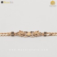 دستبند طلا طرح ورساچه (کد 2839)