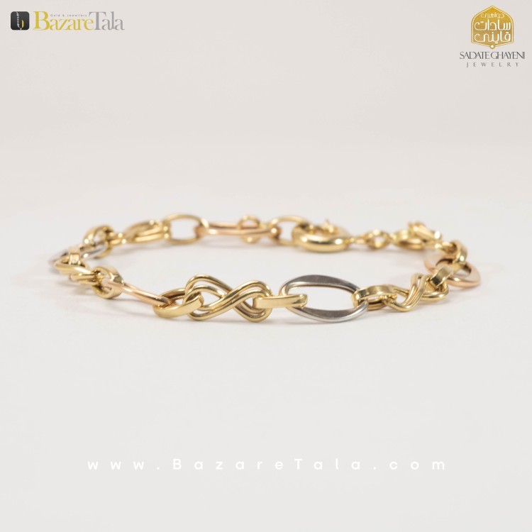 دستبند طلا جتاش  (کد 2807)