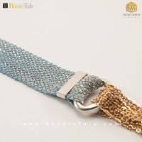 دستبند طلا طرح شال  (کد 3226)