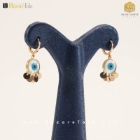 گوشواره طلا طرح چشم نظر (کد 3247)