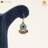 گوشواره طلا طرح چشم نظر (کد 3248)