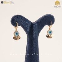 گوشواره طلا طرح چشم نظر (کد 3248)