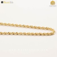 زنجیر طلا طنابی (کد 3372)