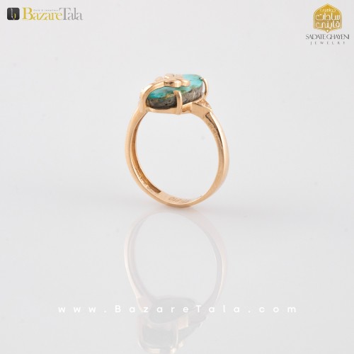 انگشتر طلای فیروزه