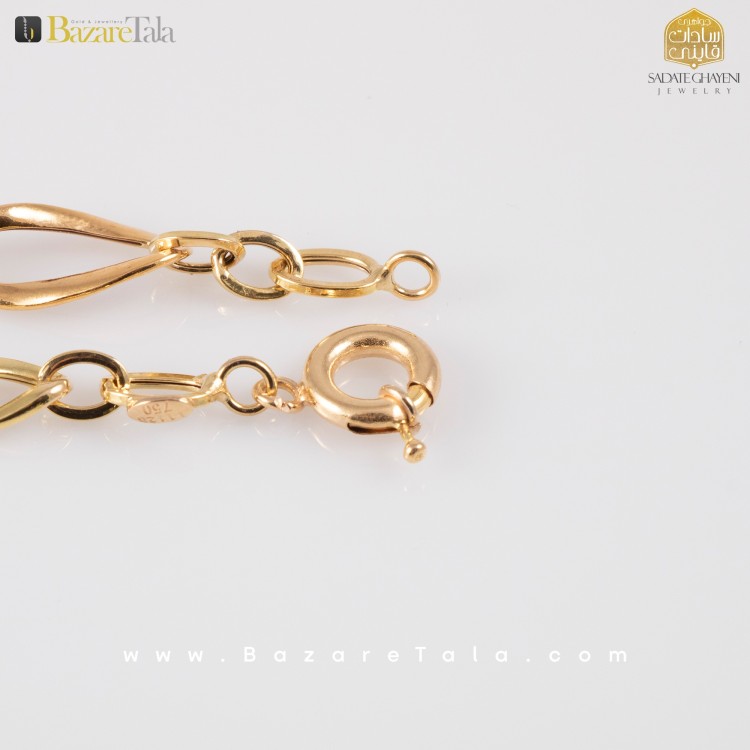 دستبند طلای هالویی (کد 4035)