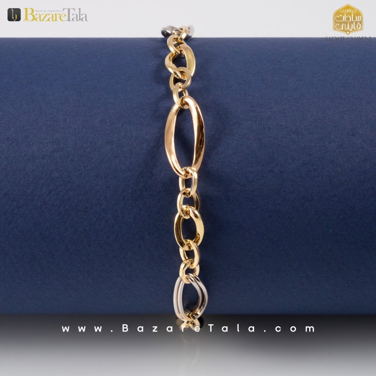 دستبند طلای هالویی (کد 4035)