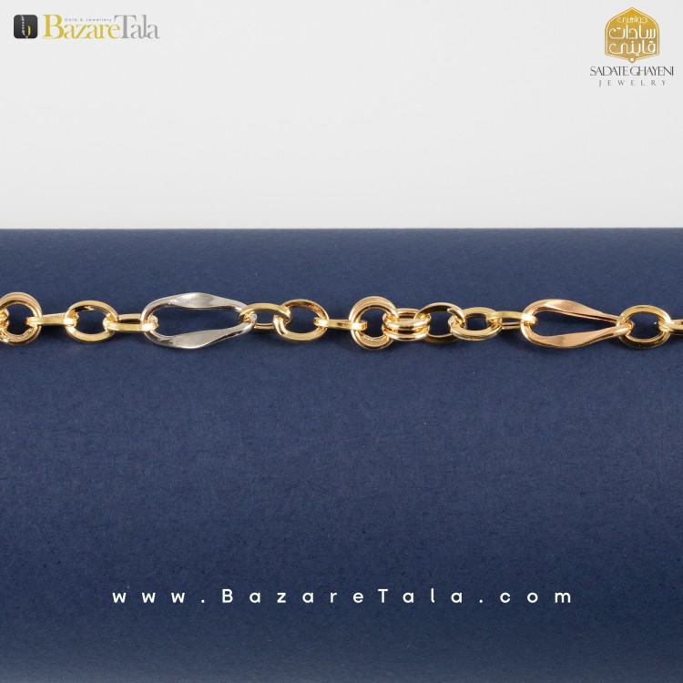 دستبند طلای هالویی (کد 4037)