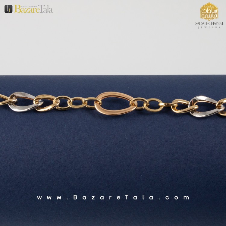 دستبند طلای هالویی (کد 4038)