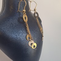 گوشواره طلا آویز (کد 5193)