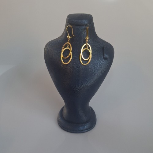گوشواره طلا بیضی (کد 5194)