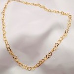 گردنبند طلا قلبی یکتاخواه (کد 5200)
