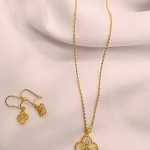 نیم ست طلا طرح ونکلیف یکتاخواه (کد 5208)