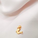 مدال طلا طرح دلفین یکتاخواه (کد 5217)