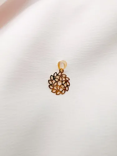 مدال طلا طرح گل یکتاخواه (کد 5241)