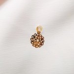 مدال طلا طرح گل یکتاخواه (کد 5241)