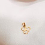 مدال طلا سه قلب یکتاخواه (کد 5238)
