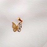 مدال طلا حرف B قلبی یکتاخواه (کد 5237)