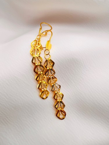 گوشواره طلا طرح شهناز یکتاخواه (کد 5258)