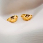 گوشواره طلا طرح صدفی یکتاخواه (کد 5262)