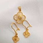 نیم ست طلا ونکلیف یکتاخواه (کد 5275)